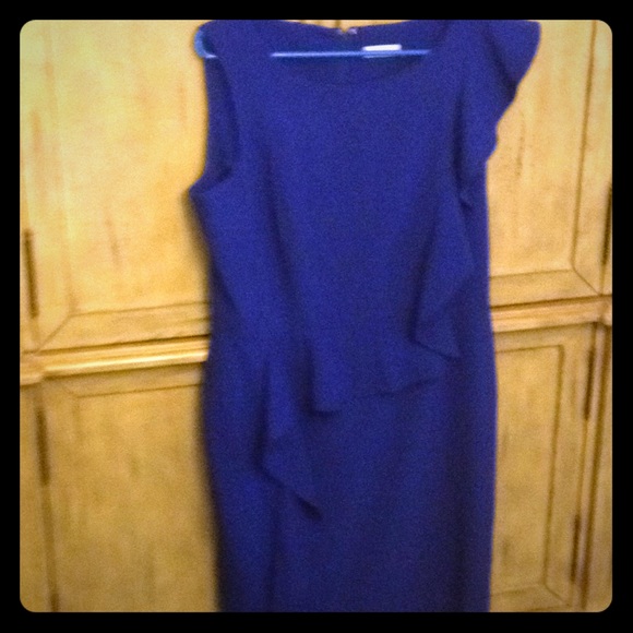 Calvin Klein Dresses & Skirts - New without tag Calvin Klein ruffle dress